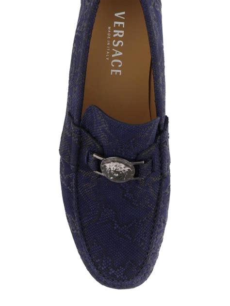 mocasines versace hombre azules 1ve12b00h-k11|Versace Zapatos Hombre .